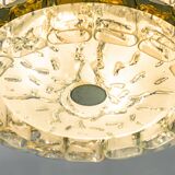 Glass tube chandelier from Murano by Doria, Germany, 1960s.