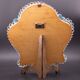 Classic Vintage Venetian Murano Bue Flower Glass Mirror, 1970s
