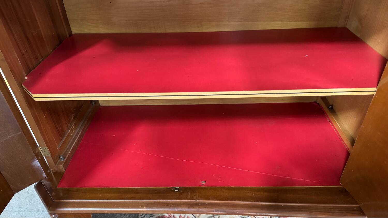 Mahogany and burl enfilade 1950/60