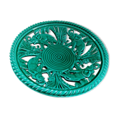 Plat en faïence motif Éléphant