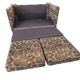Vintage 70s sofa / sofa bed / couch