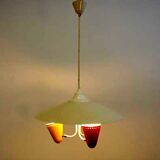 Pendant lamp from the 1950s by h. busquet for hala zeist
