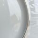 Guy Degrenne serving dish in Limoges porcelain, Venice Day Platinum