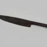 Old domestic knife forged in one piece, XIXth