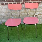 Pair of chairs formica