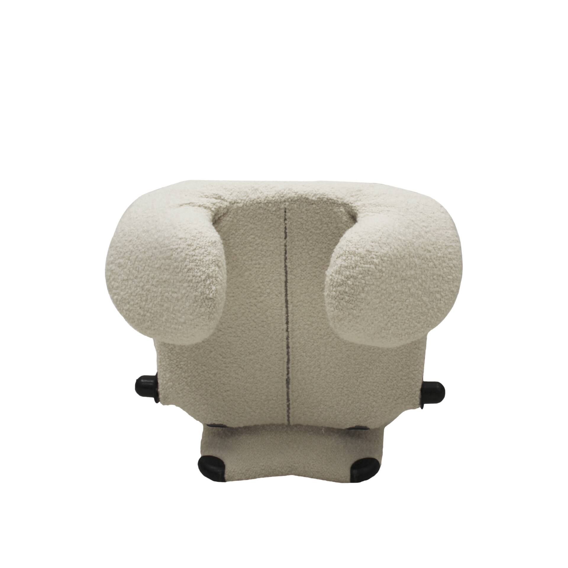 Wink White Armchair Designed by Toshiyuki Kita for Cassina, 1980s