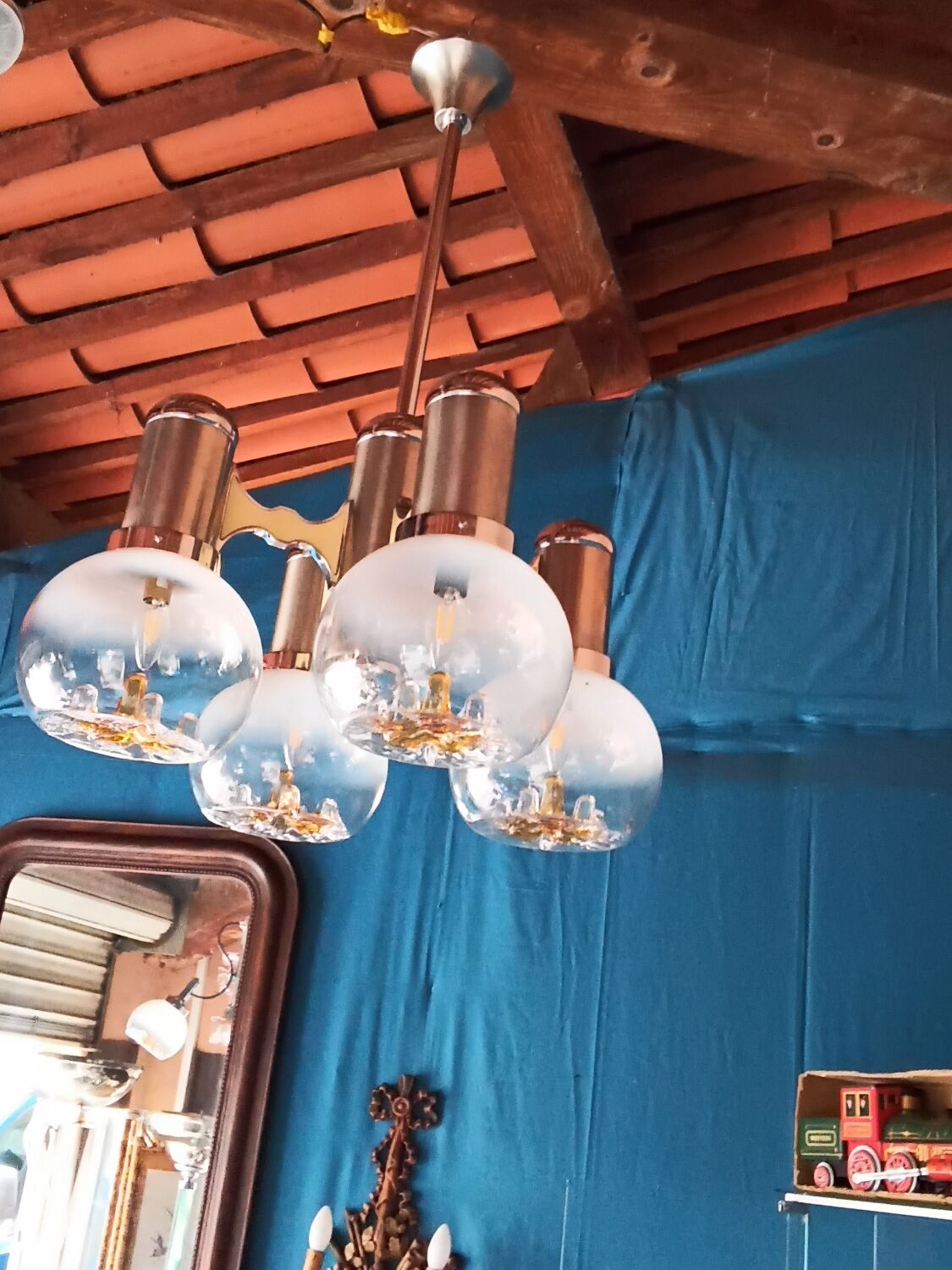 Murano Mazzega chandelier