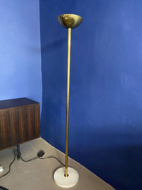 Vintage brass floor lamp