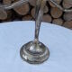 Patinated silver candlestick