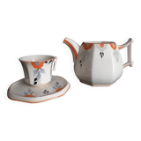 Palissy potery art deco service