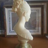 Bust woman on pedestal