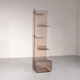 Iconic Michel Dumas Plexiglas bookcase – 1970s French space age design