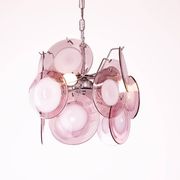 "Space Age" chandelier in Murano glass by Gino Vistosi 1970.