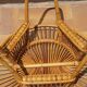 Rattan coffee table 50s