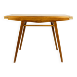 Restored Ash Veneered Extendable Dining Table, 1960s