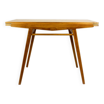 Restored Ash Veneered Extendable Dining Table, 1960s