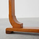 Belgian Art Deco side table with geometric top, ca. 1920