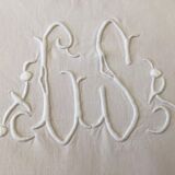 Old sheet, GS monogram