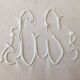 Old sheet, GS monogram