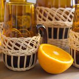 Rattan orangeade service