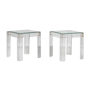 paire de tables d’appoint