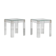 1970s Pair of lucite side tables by iTRE, Italy