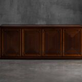 Architectural modernist sideboard, France, mid-20th century