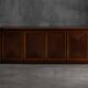 Architectural modernist sideboard, France, mid-20th century