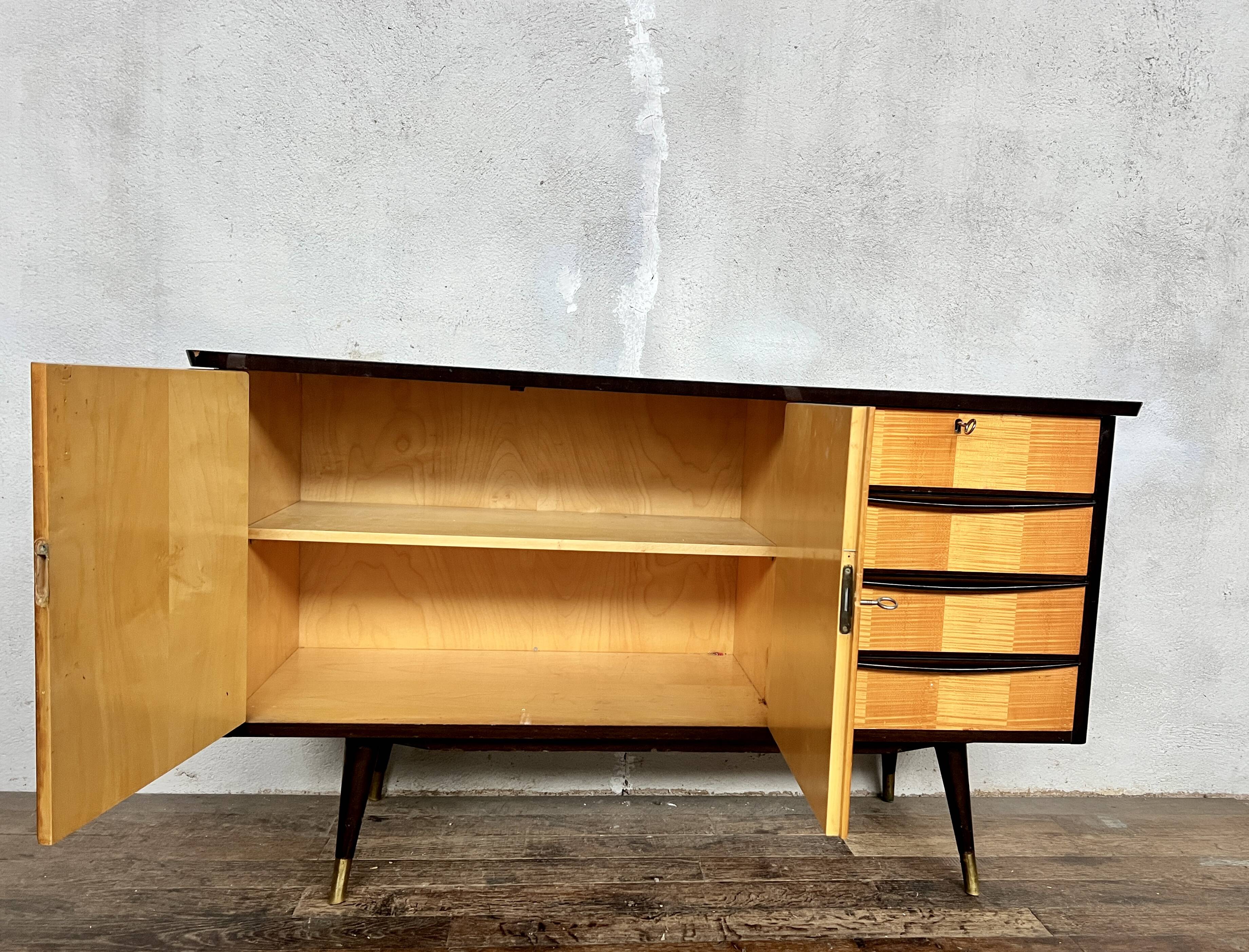 Vintage Scandinavian sideboard from the 1960s