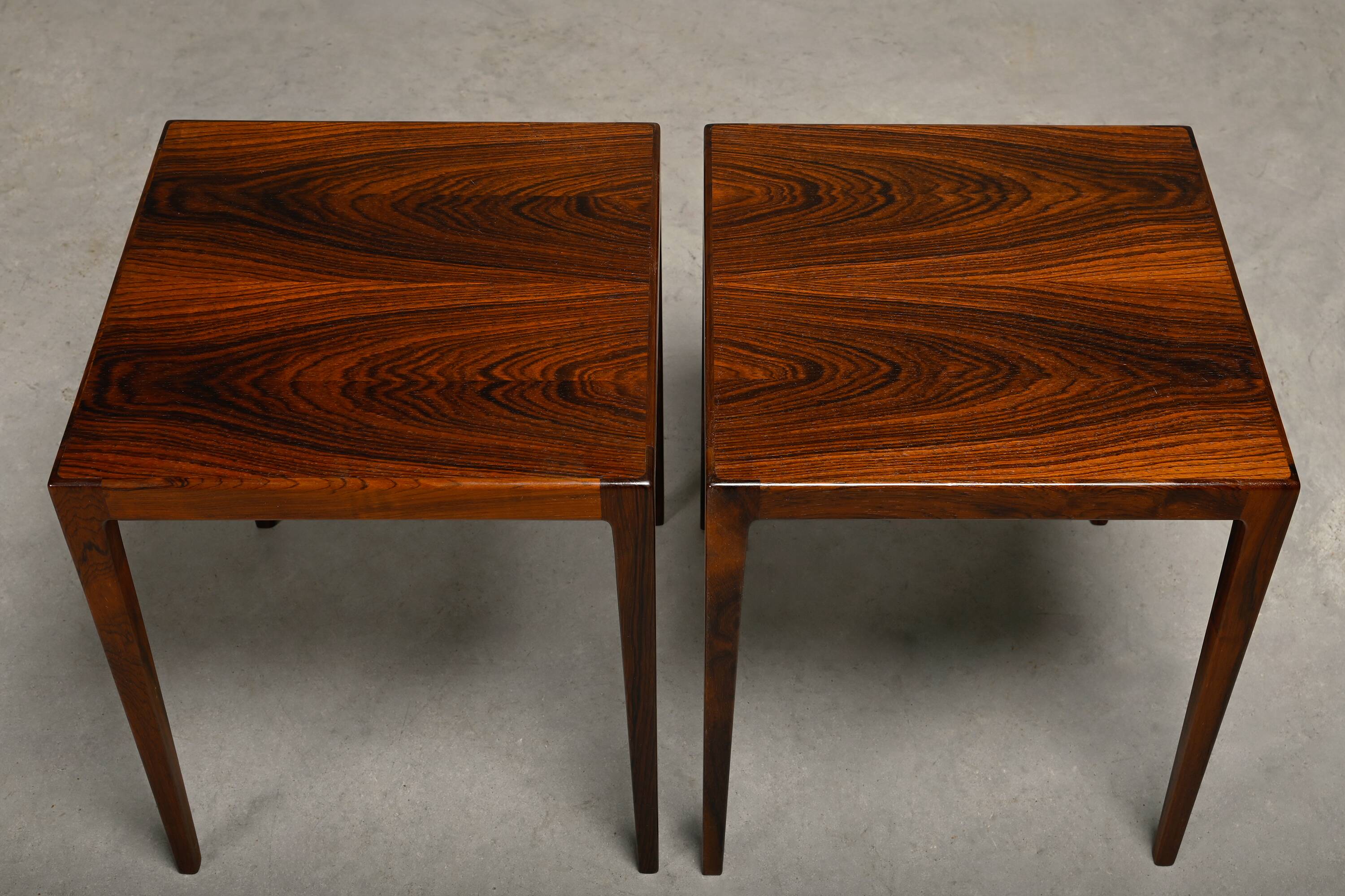 Kurt Østervig Rosewood Nesting Tables Model 223 for Jason Møbler, Denmark