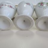Coquetiers anciens en porcelaine