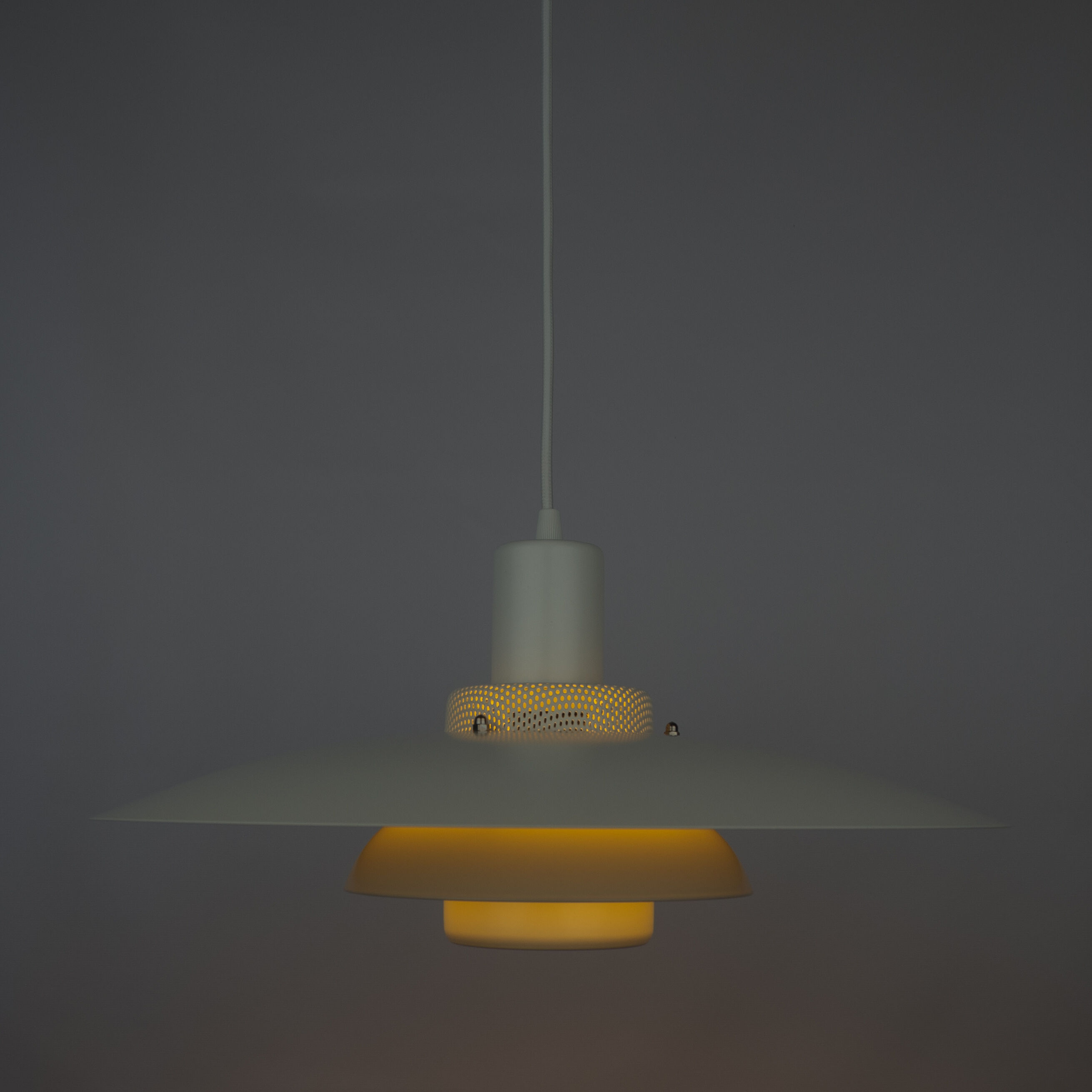 Pair of danish vintage pendant lamps Form light 1980s