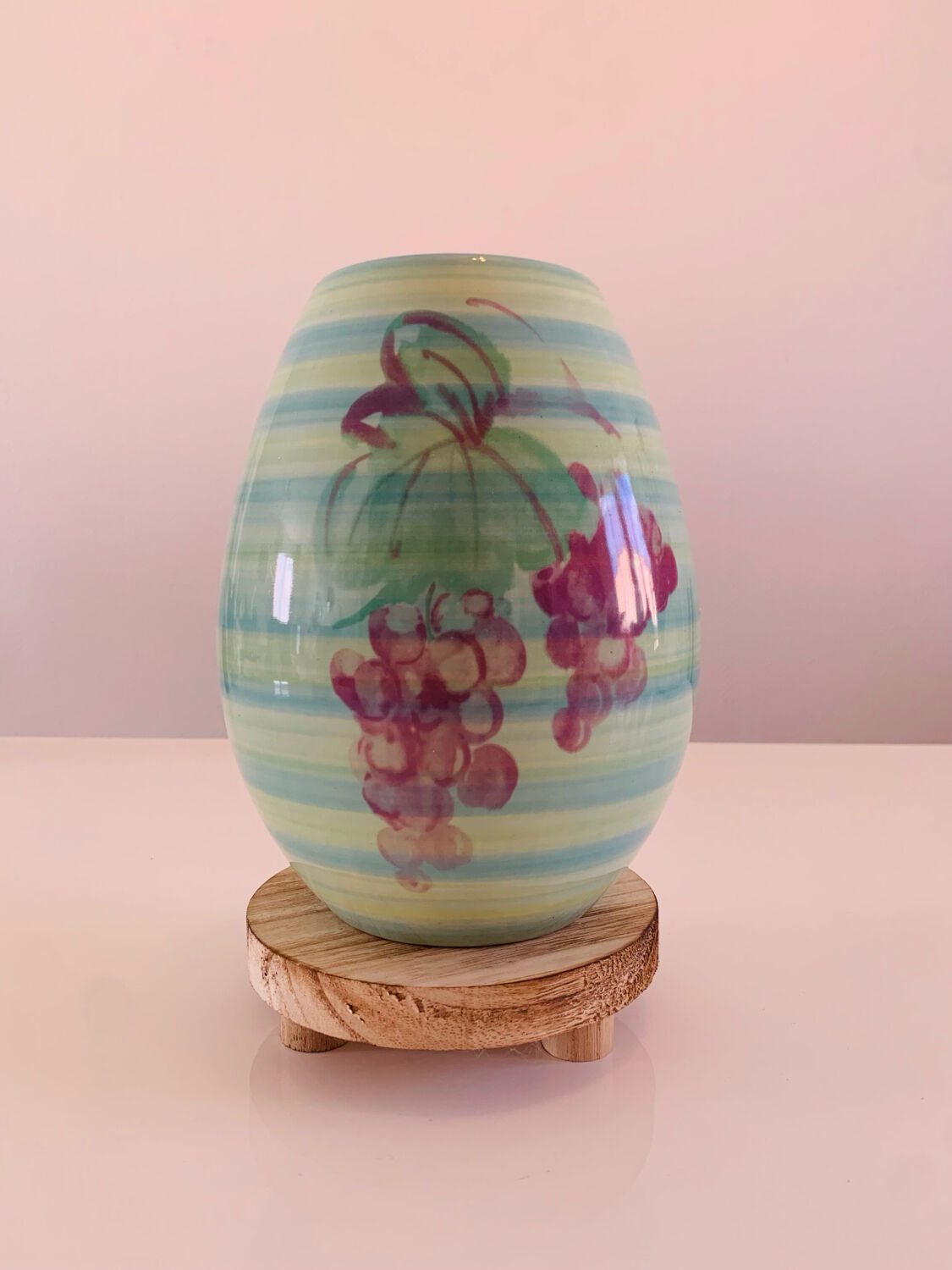 Lunéville earthenware vase