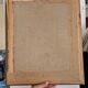 Vintage marine painting oil on canvas under glass VOLPI