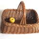 Old wicker basket
