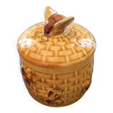 Honey pot with bee decor