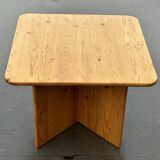 Vintage pine coffee table / side table in a minimalist organic design