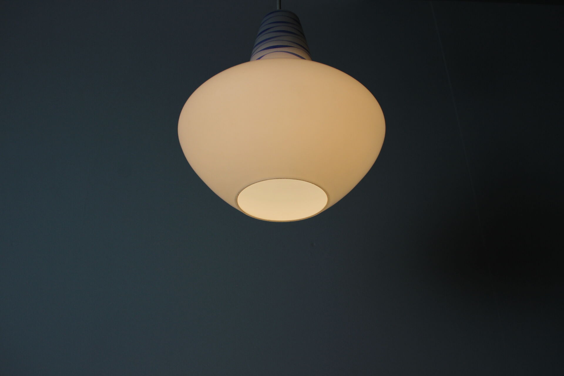 Mid-century glass pendant, 1960's