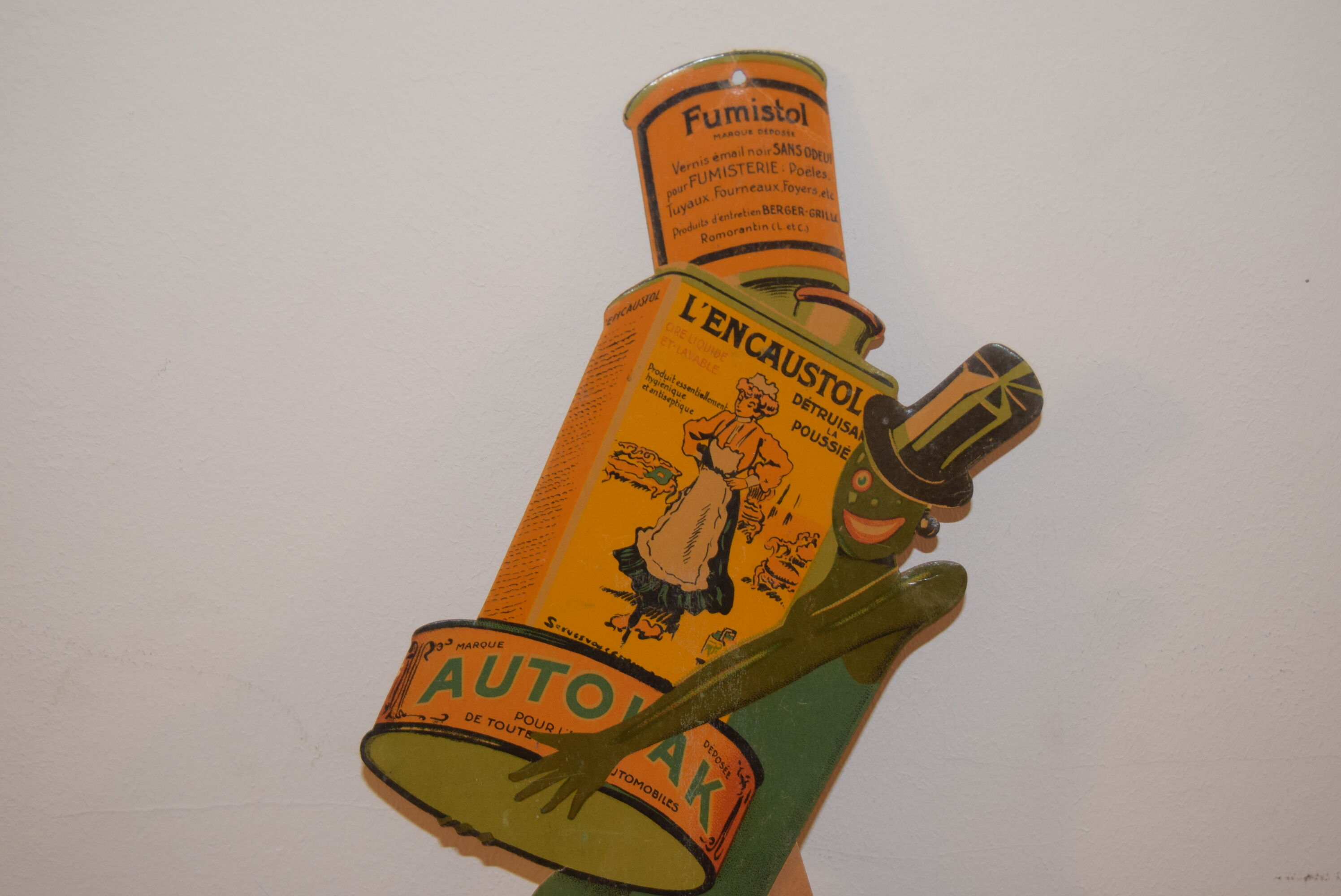 Old advertising card Berger - Grillon