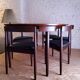 Danish Scandinavian table and chairs by Hans Olsen for Frem Røjle 1960
