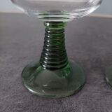 Crystal glasses of Alsace white wine