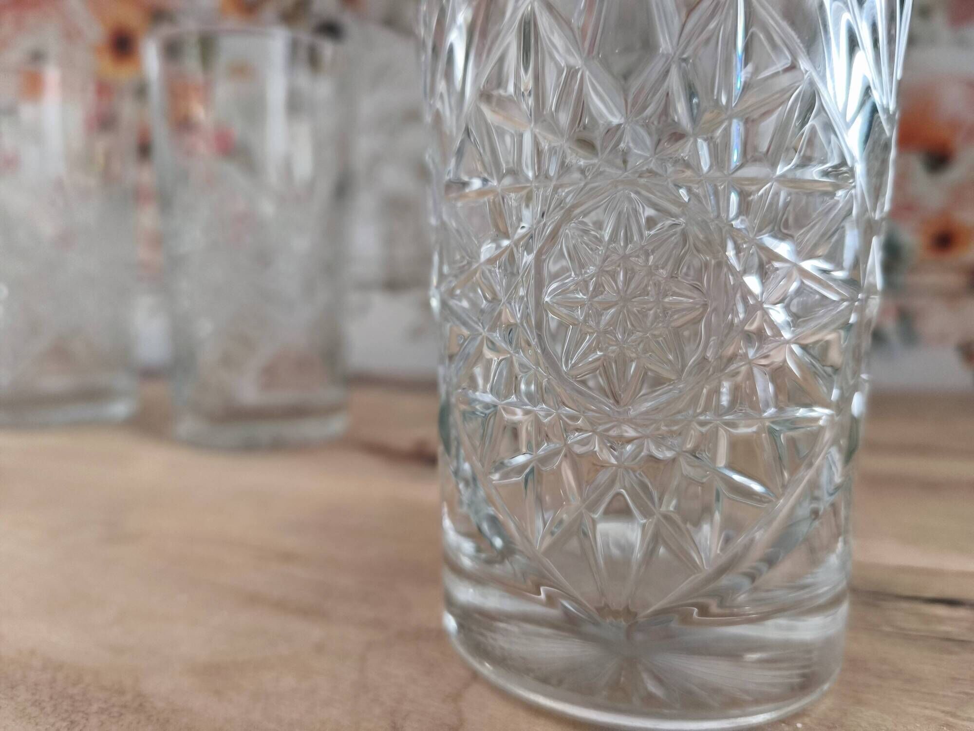 Set of 6 promotional Schweppes Long Drink glasses.
