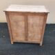 Old Parisian furniture with two doors, raw sanded.