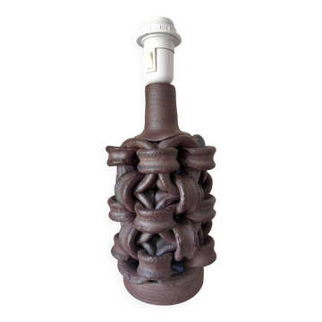 Lampe en céramique de poterie danoise, années 1960