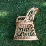 Children's wicker chair