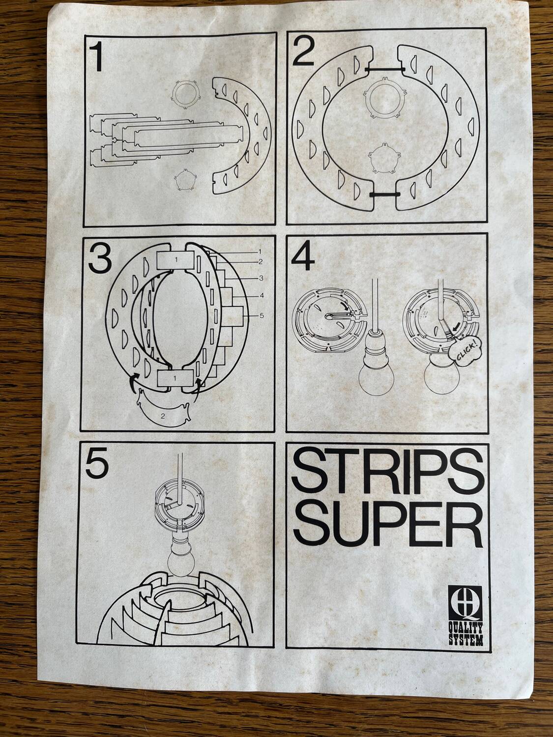 Large vintage Danish designer pendant light