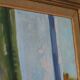 Original Swedish oil on canvas – “Woman with Flowers” by Bendt Lauritzen – signed, framed 82 × 72 cm (32.3" × 28.3")