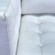 White leather flower sofa Philippe Starck x Cassina
