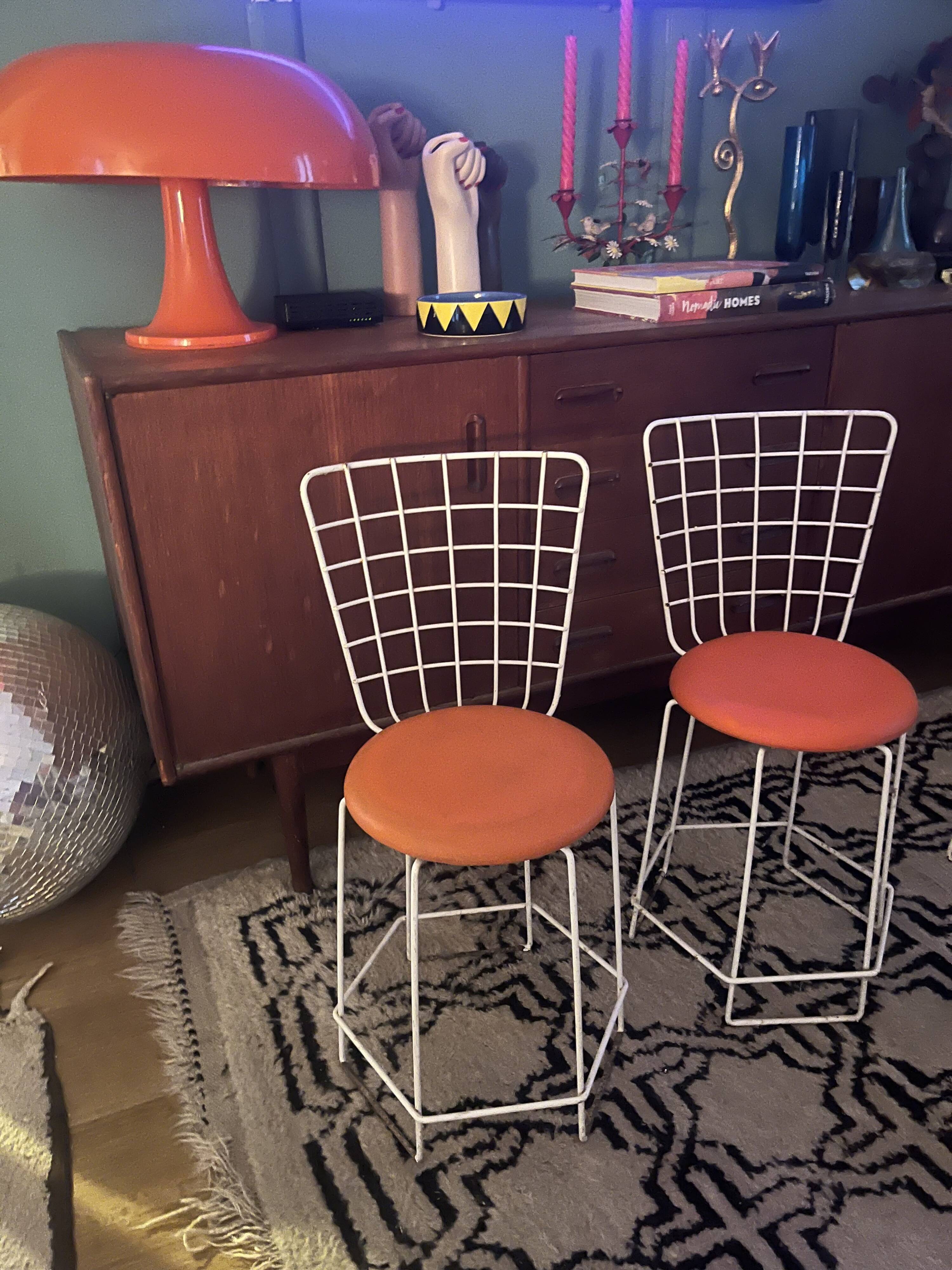 Série de 4 chaises années 70