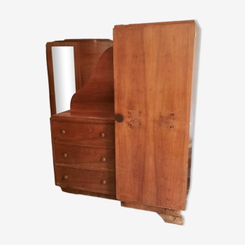 Asymmetrical cabinet and chest of drawers